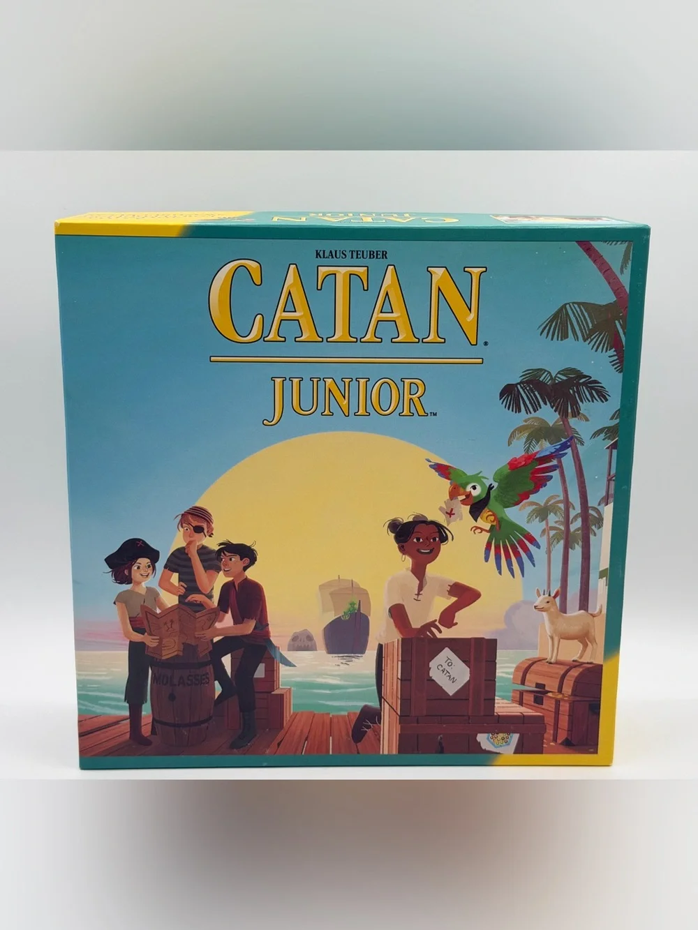 Klaus Teuber's Catan Junior Strategy Family Board Game Catan Adventure-Complete